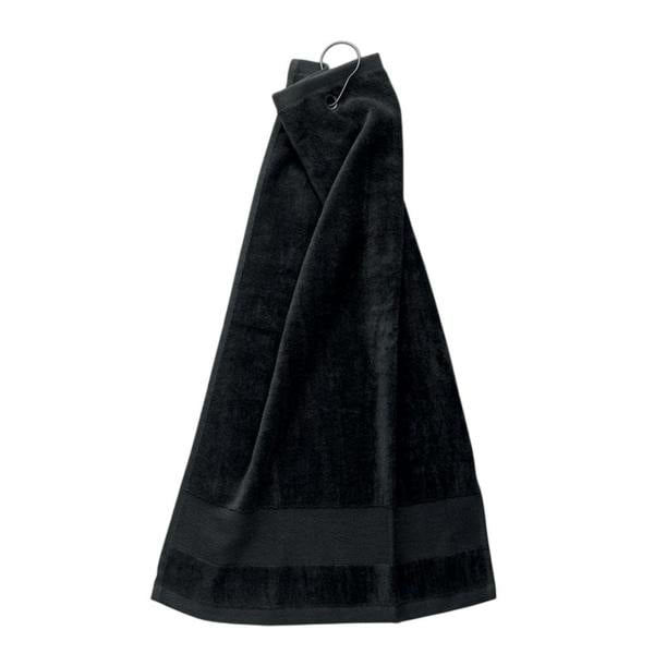 MidOcean Hitowgo Cotton Golf Towel - Black - 