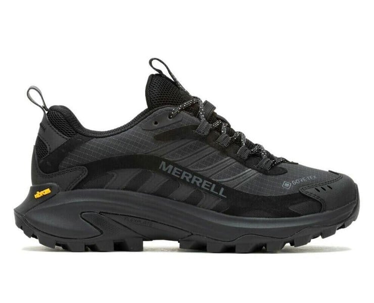 Merrell Womens Moab Speed 2 GTX Gore-Tex Walking Hiking Shoes Black J500452