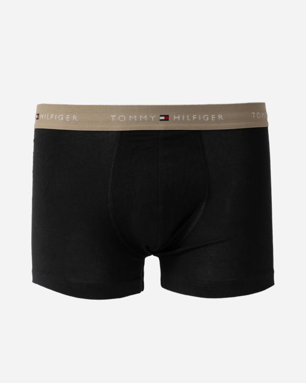 Tommy Hilfiger 5-Pack Logo Waistband Mens Trunks in Green