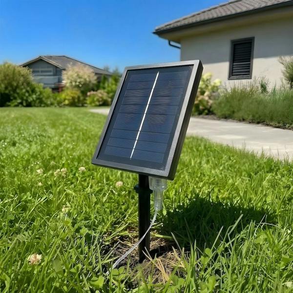 Milagro Dragon Solar Lamp Rgb Set Ip44 Stainless Steel