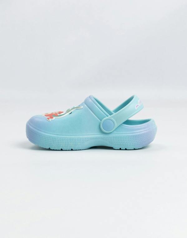 Disney The Little Mermaid Girls Blue Ariel Clogs