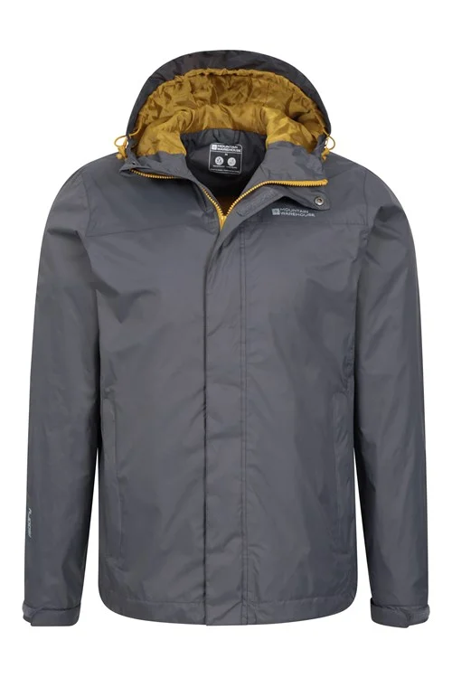 Mountain Warehouse Mens Torrent Waterproof Jacket - Grey