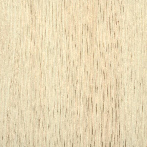 Four-Drawer Office Filing Cabinet, with Wheels - Natural Wood Finish