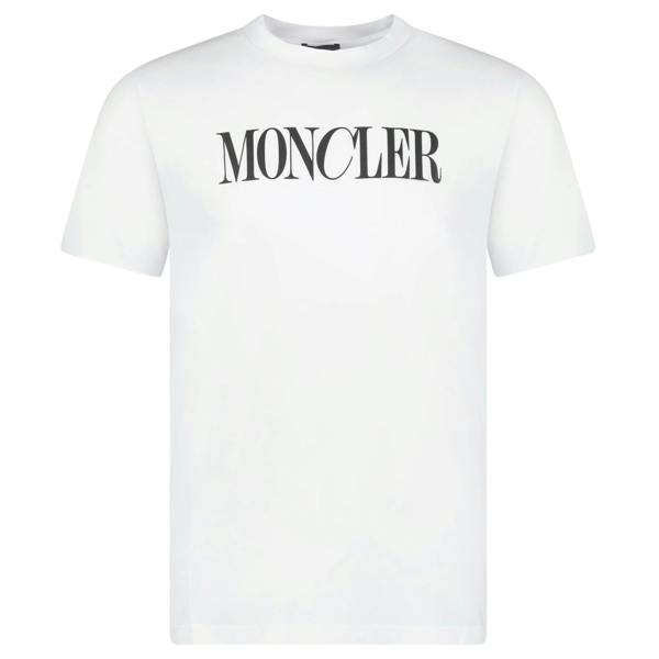 Moncler Logo Cotton T-Shirt White - chancefashionco