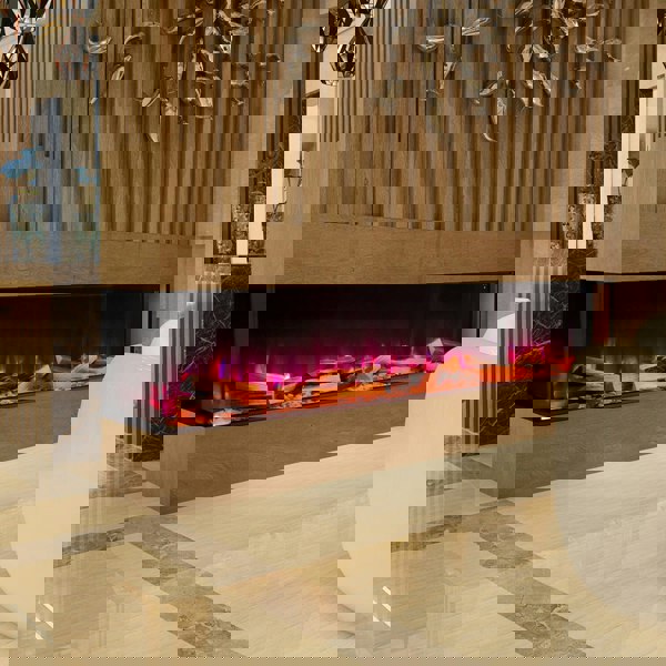 3-Sided Smart Electric Fireplace Living and Home