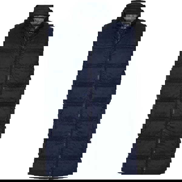 Lazy Jacks Mens Quilted Gilet - Marine