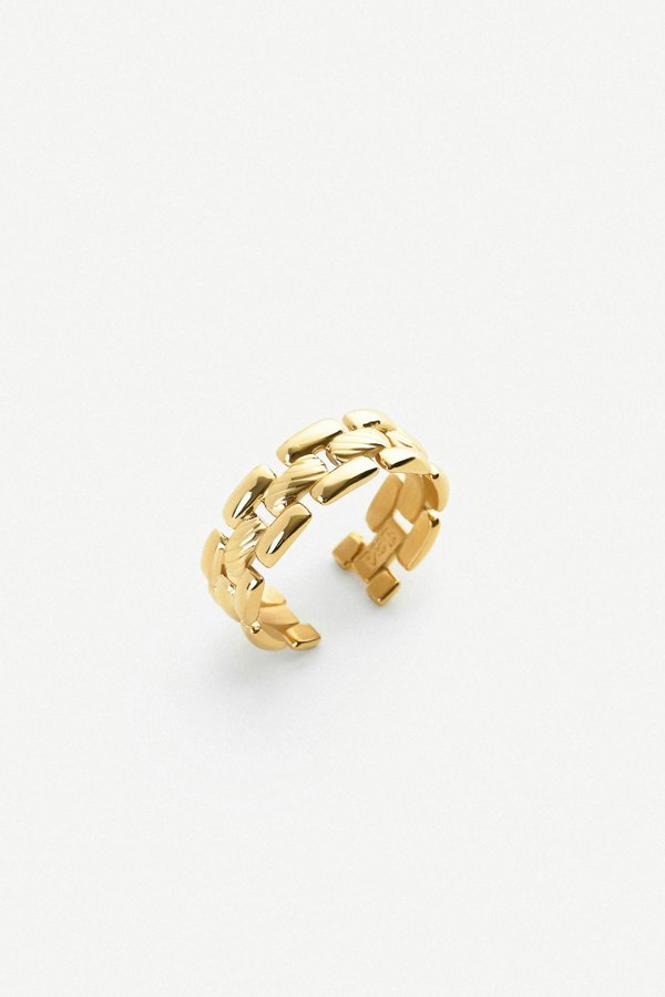 Elk & Bloom Linked Legacy Skinny 14K Gold Chain Ring