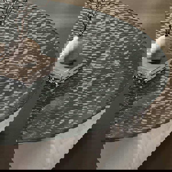 Yetta Art Deco Coffee Table, Black Glass-Ritconcept-Rit Concept