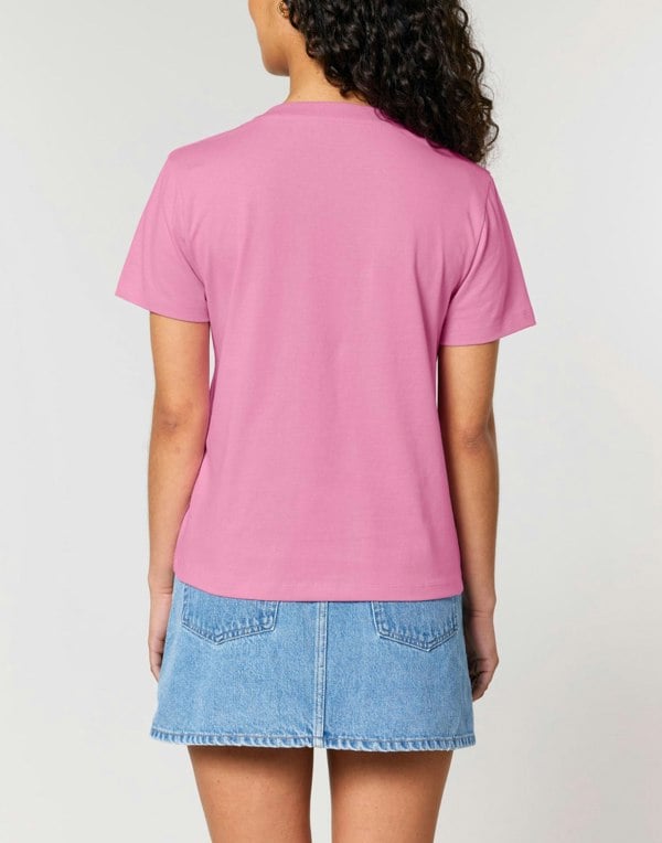 Women's Organic Cotton Medium Fit T-Shirt – Bubblegum - British Boxers