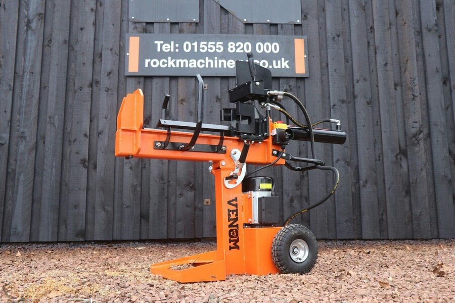 Rock Machinery 12ton Venom Compact MK2 Series Electric Log Splitter