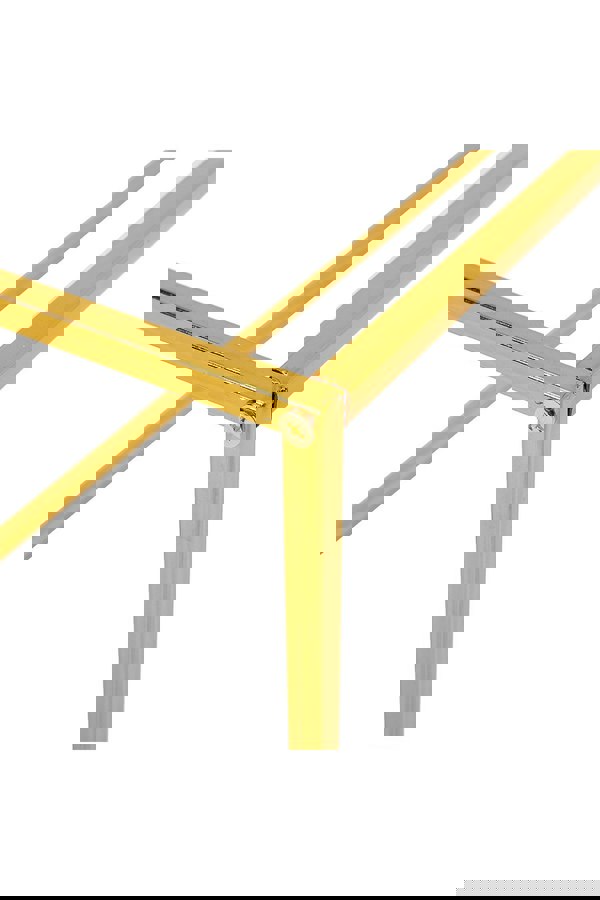 Living and Home Metal Rectangular Flower Stand