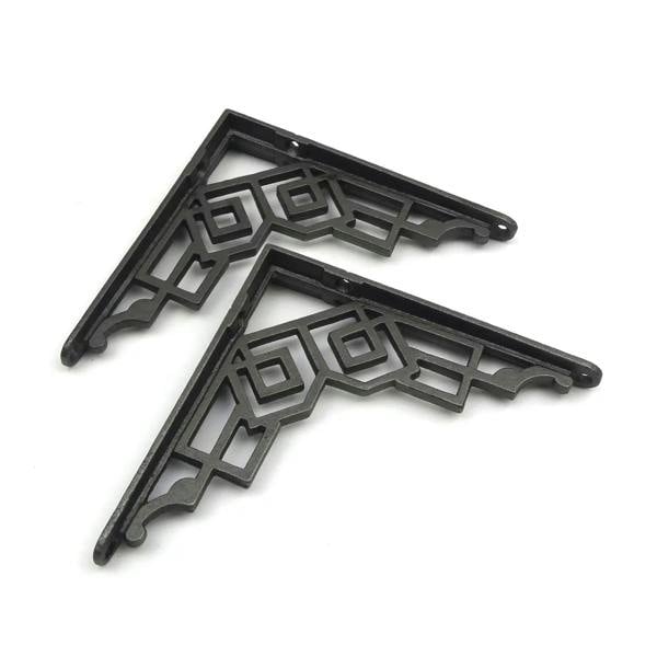 Pair of Art Deco Cast Iron Shelf Bracket