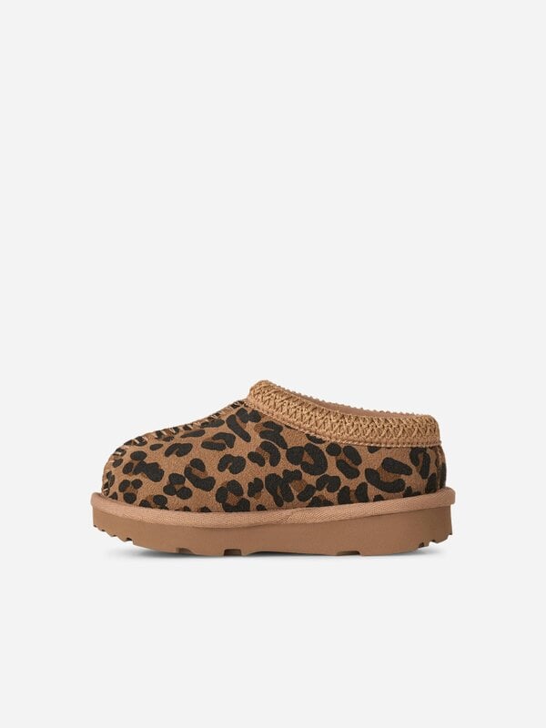 UGG Girls Tasman II Spotted Slippers in Brown