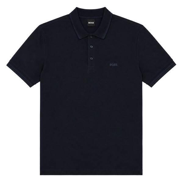 BOSS Paddy Piqué Polo Shirt Navy