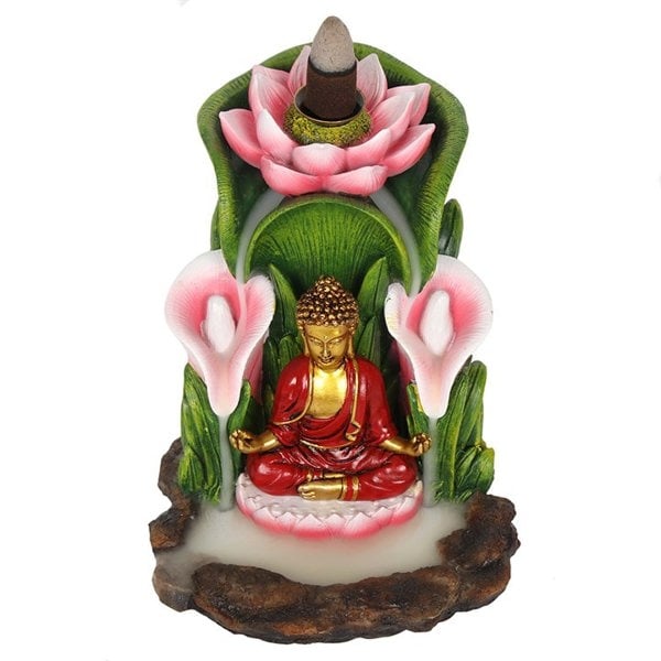 Serano Colourful Buddha Backflow Incense Burner