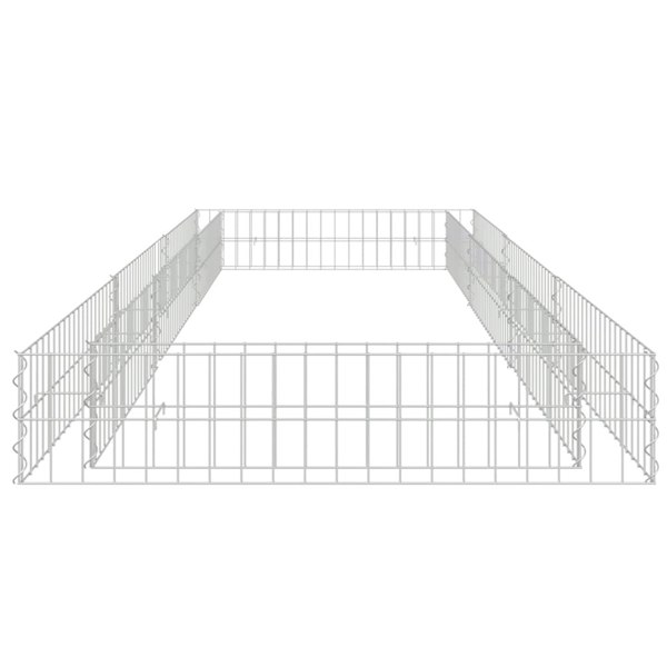 Berkfield Gabion Raised Bed Galvanised Steel 300x100x20 cm
