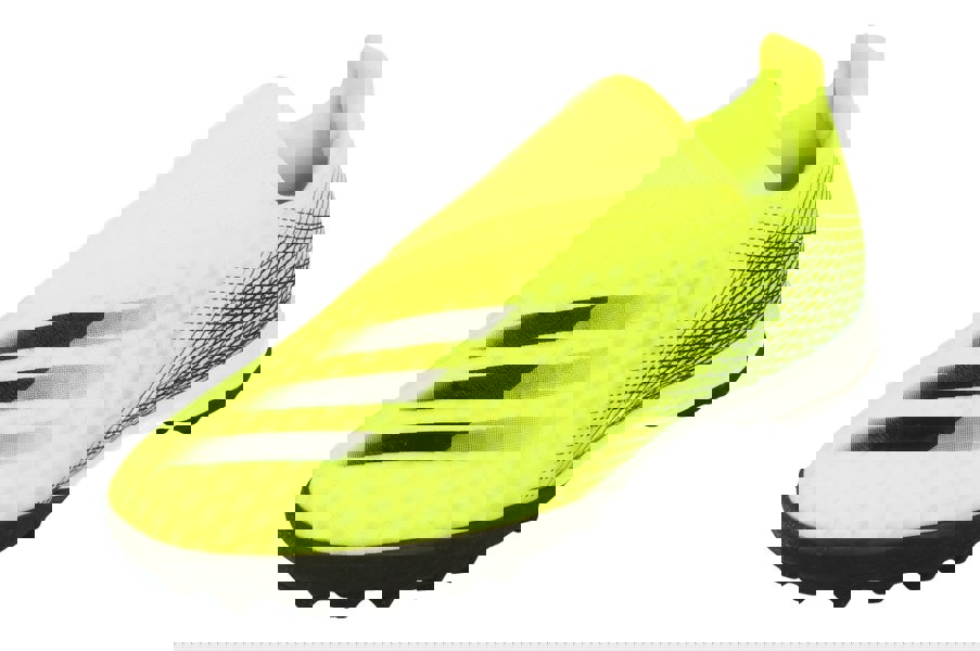 Adidas X Ghosted.3 Ll Tf Mens Football Boots Trainers  FW6971 - Yellow Black Blue Fw6971 - Photo 0