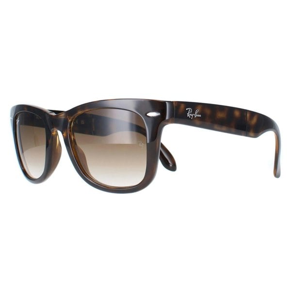 Ray-Ban Sunglasses Folding Wayfarer 4105 Light Havana Brown Gradient 710/51 54mm