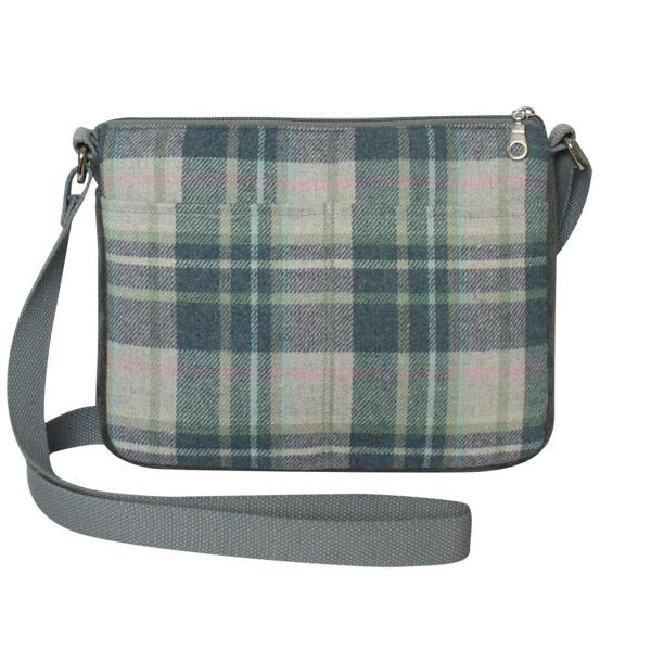 Earth Squared Country Sheep Tartan Tweed Messenger Bag