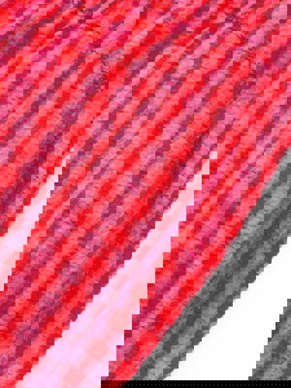 Kite Womens Organic Rixon Barrel Leg Seersucker Ankle Grazer Trousers Gingham