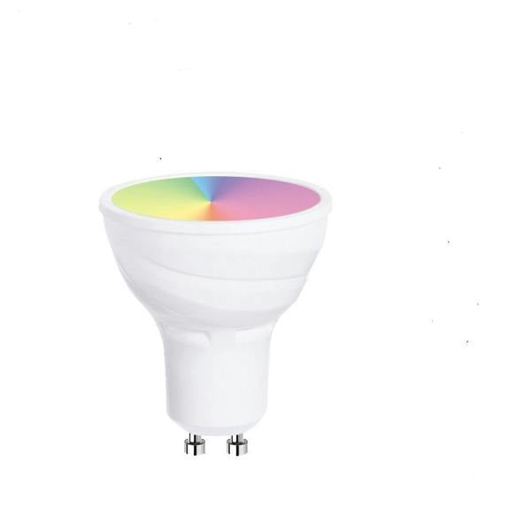 ENER-J 5W GU10 Smart WiFi LED Bulb, Dimmable RGB & Tunable White Spotlight, Alexa & Google Home Compatible - Single Pack