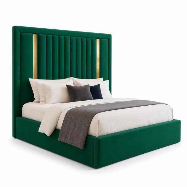 Paradise Beds New Gold Strip Ottoman Bed Frame