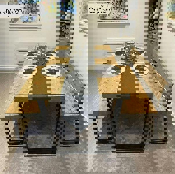 TRL Furniture Chunky and Sturdy Dining Table