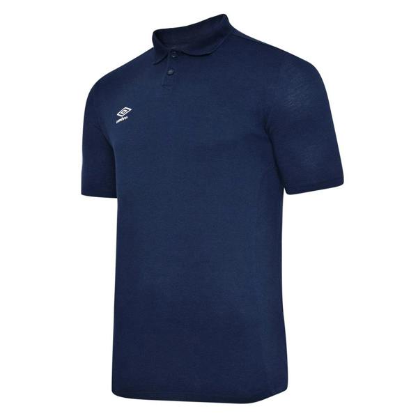 Umbro Boys Essential Polo Shirt - Dark Navy/White - 