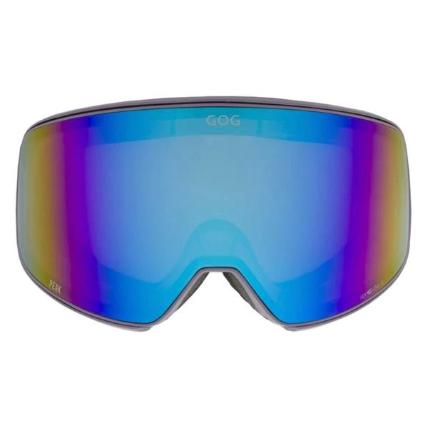 GOG Eyewear Unisex Peak UV400 Ski Snowboard Goggles with HDX Contrast Anti-Fog Mirror Lens