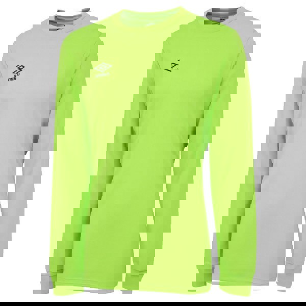 Umbro Mens Club Long-Sleeved Jersey - Green Gecko