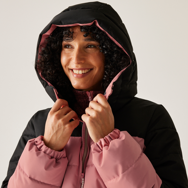 Regatta Womens Aldthorn Quilted Jacket - Dusty Rose/Black