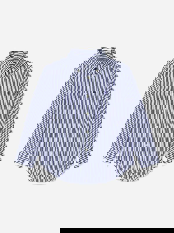 Ralph Lauren Kids Ralph Lauren Boys Striped Shirt in Blue