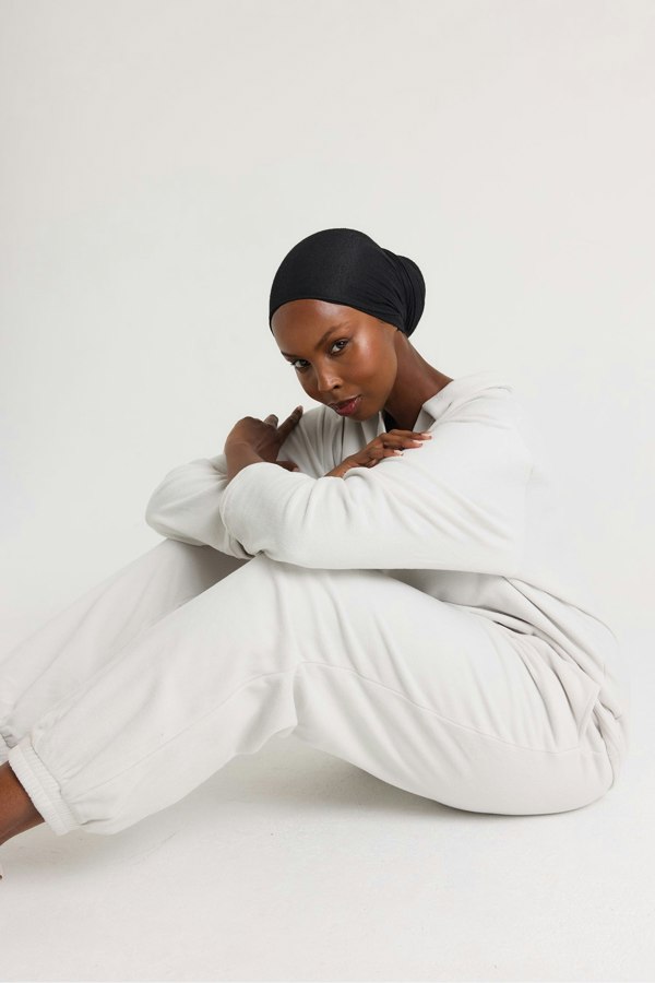 Fleece Lounge Set in Stone - Loungewear
