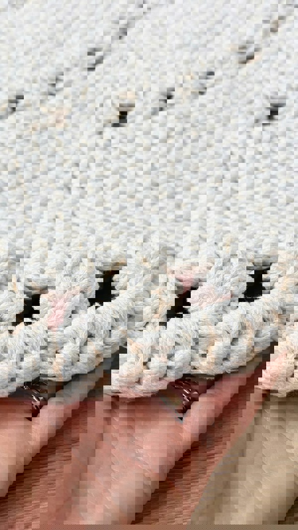 Zuri House Crochet BOHO rug | IVORY