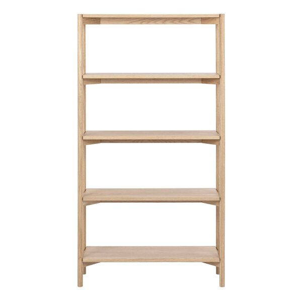 Wyld Haus Berrytwist White Oak Veener Bookcase 4 Shelves