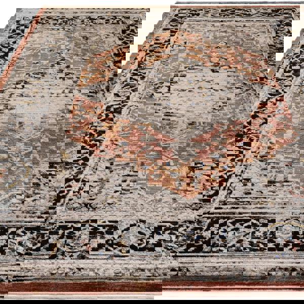 Asiatic Sovereign Terracotta Medallion Rug