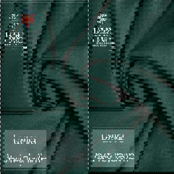 Luxury Living Velvet Chenille Thermal Fleece Lined Single Eyelet Door Curtain