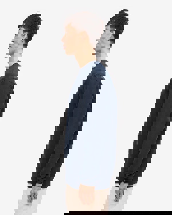 Colorful Standard Mens Classic Organic Crew Neck Sweatshirt - Navy Blue