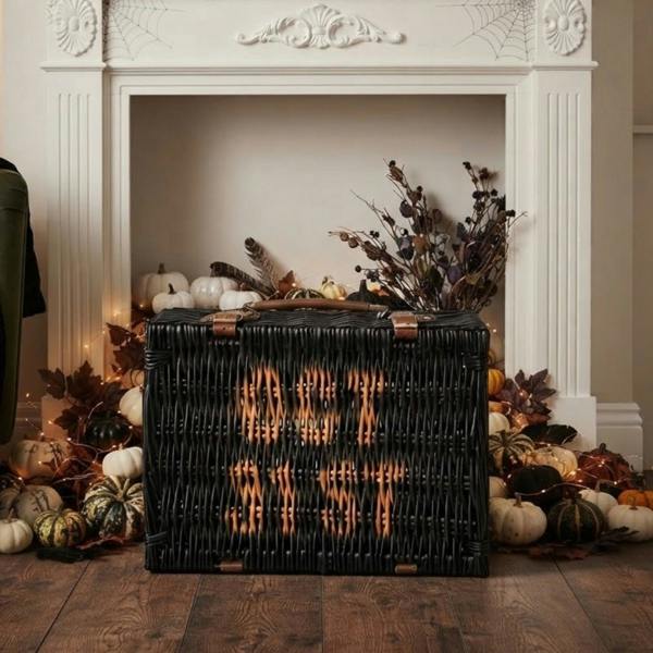 Garden Greatness Willow Harvest Oct 31st Halloween Basket