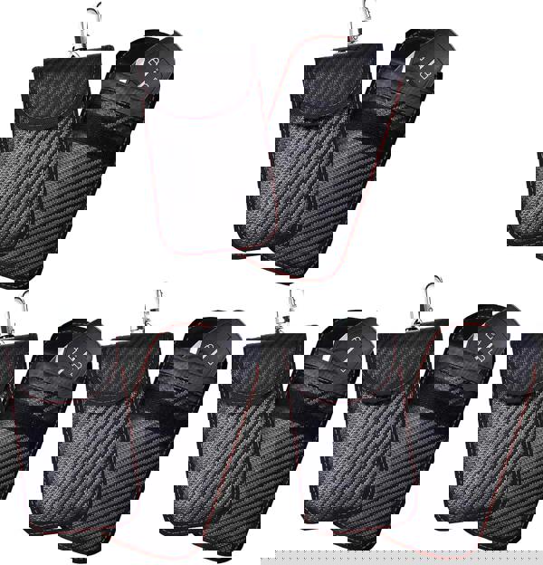 KAV Faraday Car Key Fob Protector Pouch Bag- Carbon Fiber Compact Signal Blocking Pouch for Car Key Wallets - RFID Blocking, Anti-Theft Protection