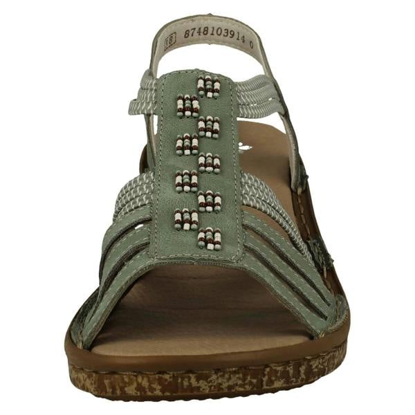 Rieker Ladies Rieker Casual Strappy Slip On Sandals 62855