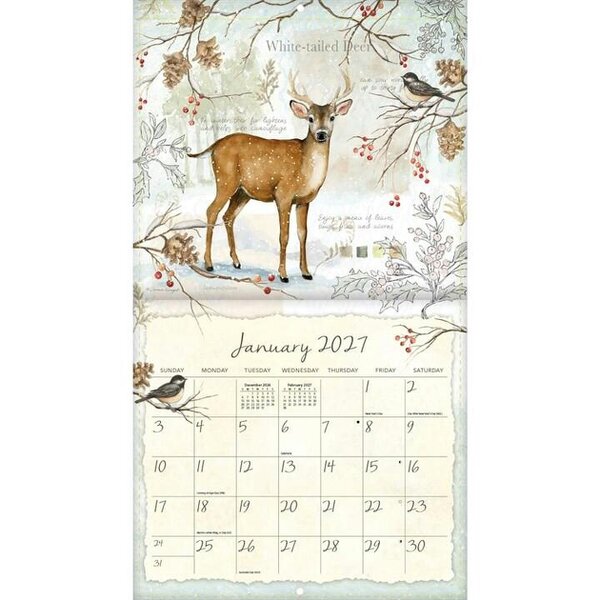 Susan Winget, Field Guide Deluxe Calendar 2027, Deluxe Calendars, Month To View, Lifestyle, Gift