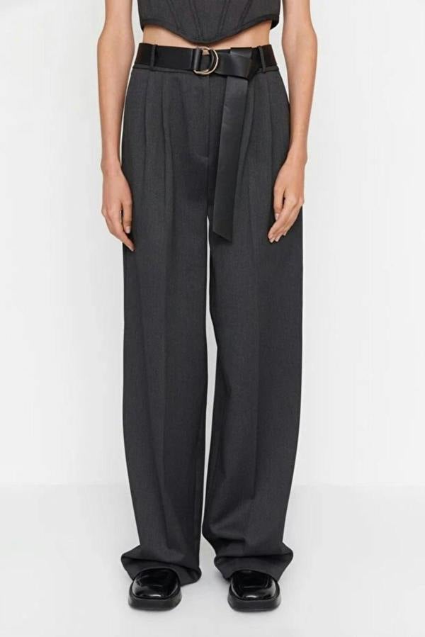 WOVCOR Wide Leg Woven Trousers