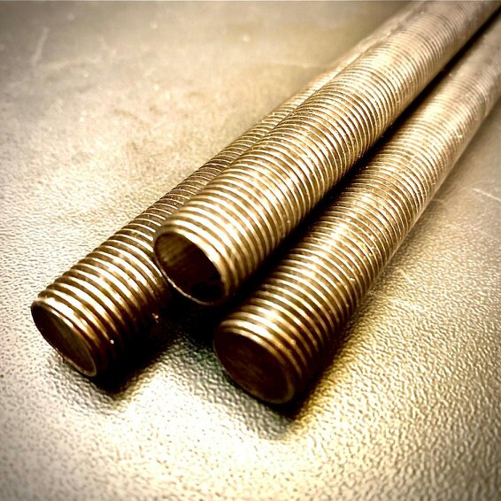 Fixaball UNF Self Colour Threaded Bar Stud Rod Steel Mild Steel 18"