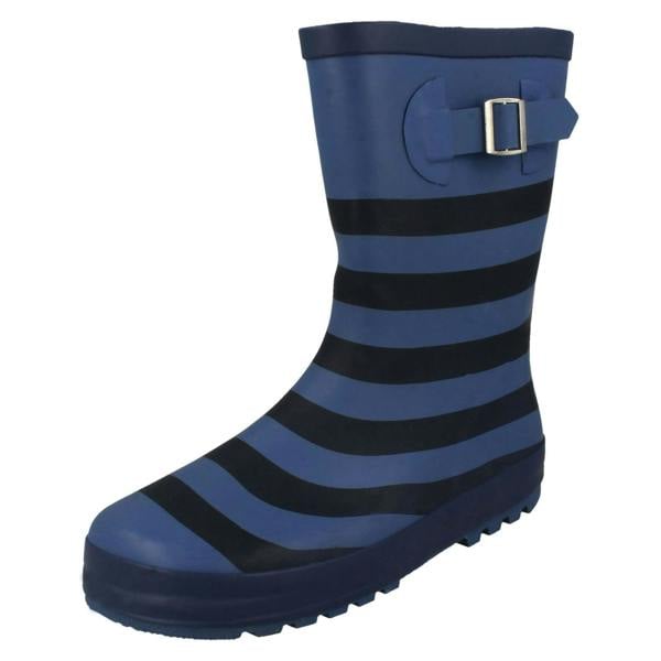 Spot On Childrens Spot On Buckle Detailed Wellingtons Stripe