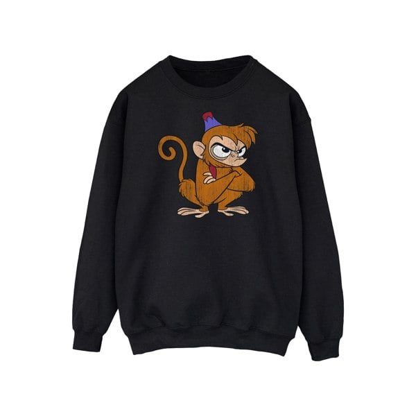 Disney Mens Aladdin Classic Angry Abu Sweatshirt - Black