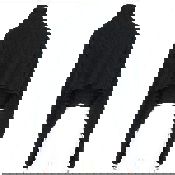 Alaia black textured Cosmos bolero jacket cropped jacket