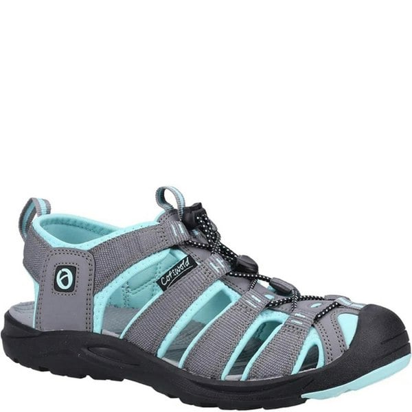 Cotswold Mens Marshfield Recycled Sandals - Grey/Turquoise