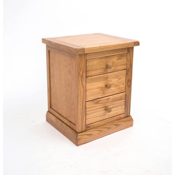 Cabinet Bits Salerno 3 Drawer Bedside Table