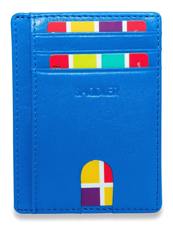 SADDLER Slim Leather Card Holder "Stella" – Handmade by Saddler |Gift Boxed